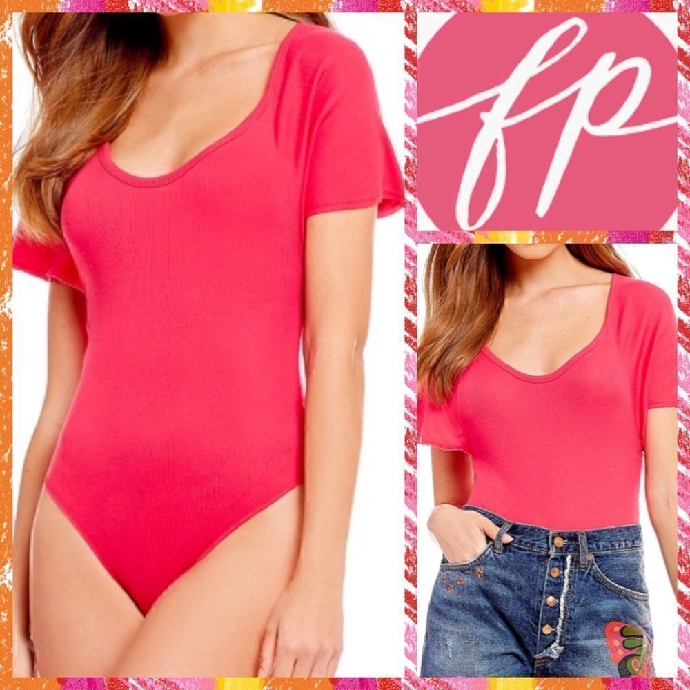 NWT MSRP $48 Free People bodysuit Women's Size Small